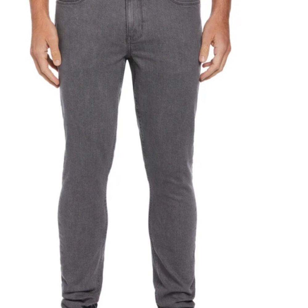 Perry Ellis Men's Charcoal Skinny Jeans